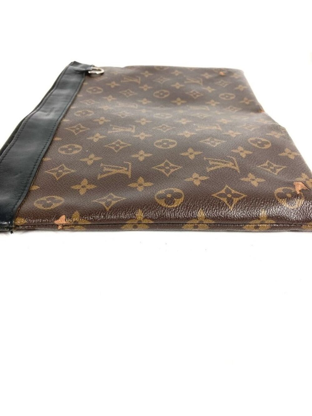 Louis Vuitton Clutch Pochette Discovery Monogram Macassar Canvas Brown - Picture 3 of 9